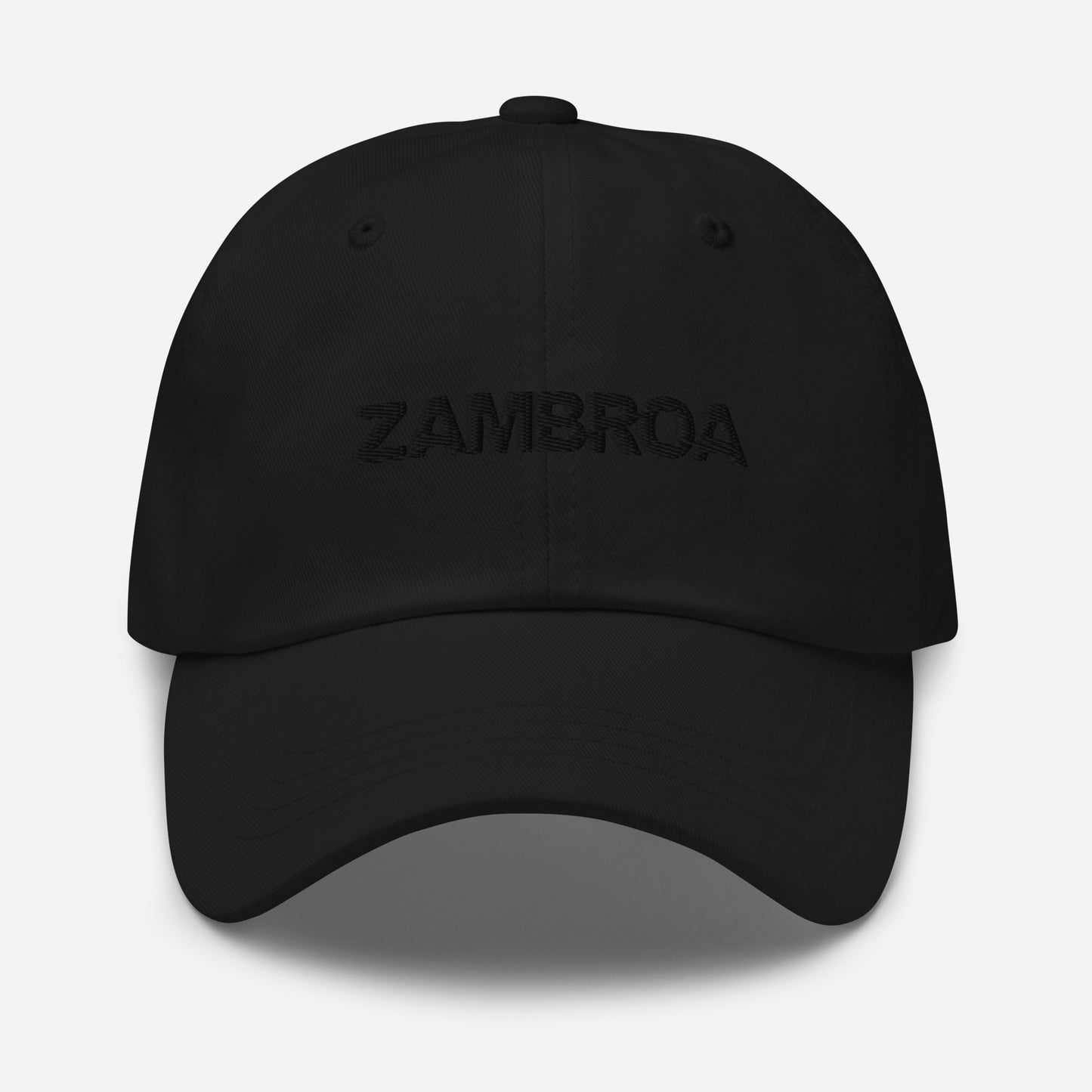 ZAMBROA Dad Hat (Black Logo)