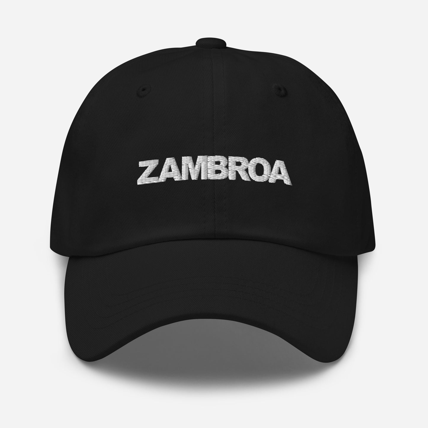 ZAMBROA Dad Hat (Black Logo)