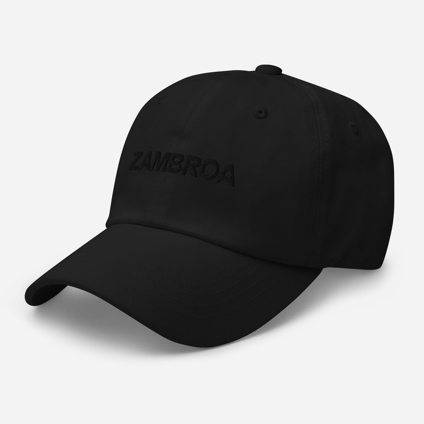 ZAMBROA Dad Hat (Black Logo)