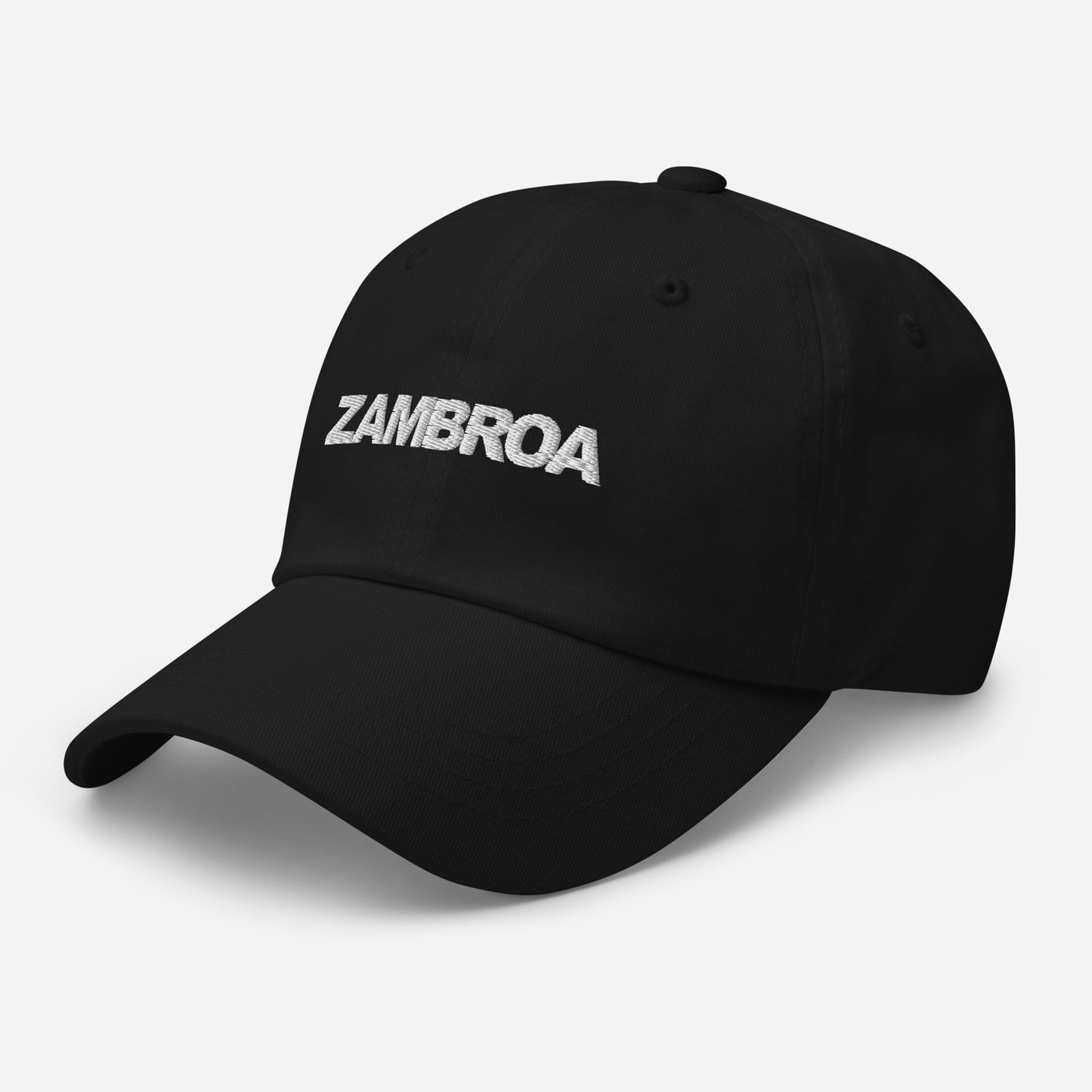 ZAMBROA Dad Hat (Black Logo)