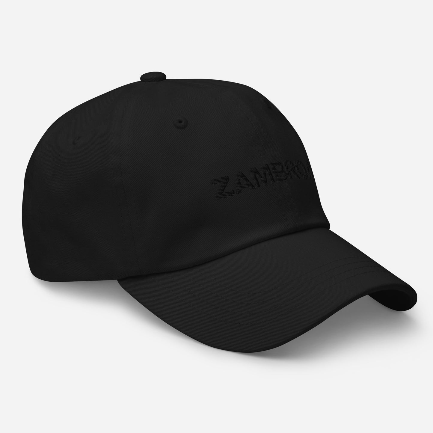ZAMBROA Dad Hat (Black Logo)