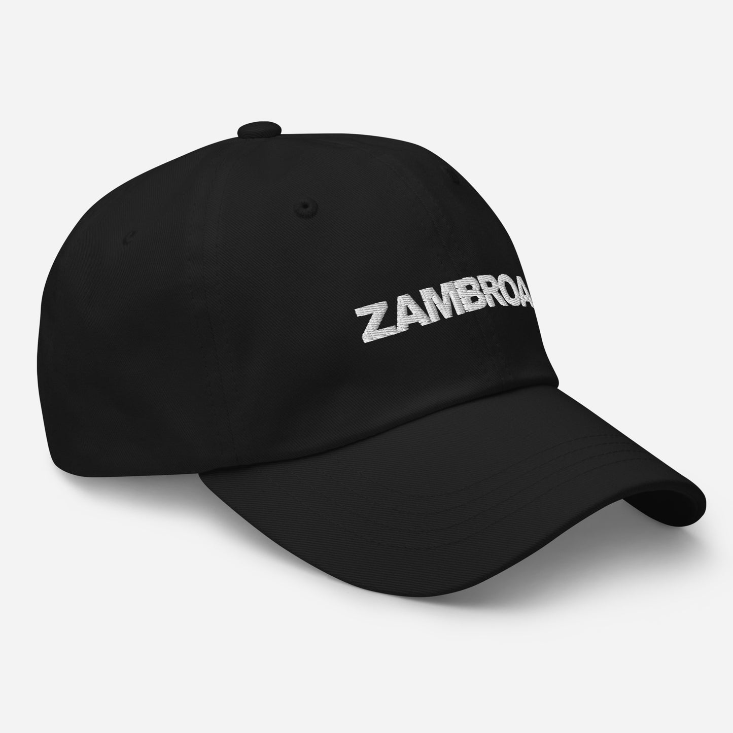ZAMBROA Dad Hat (Black Logo)