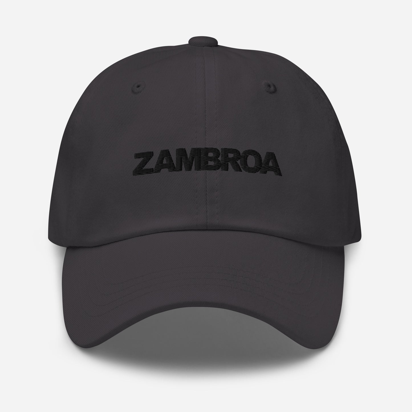 ZAMBROA Dad Hat (Black Logo)