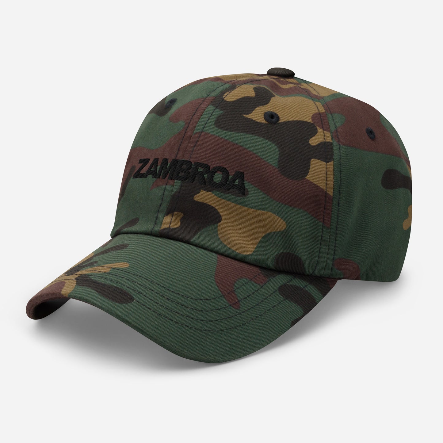 ZAMBROA Dad Hat (Black Logo)