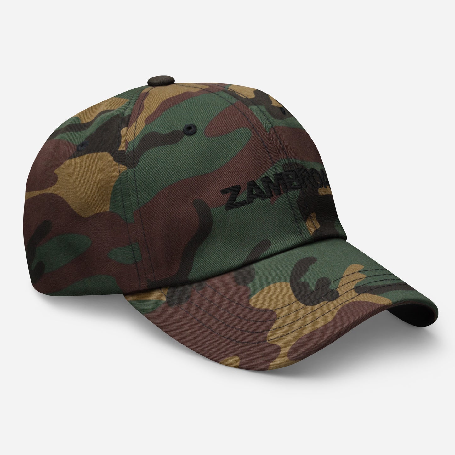 ZAMBROA Dad Hat (Black Logo)