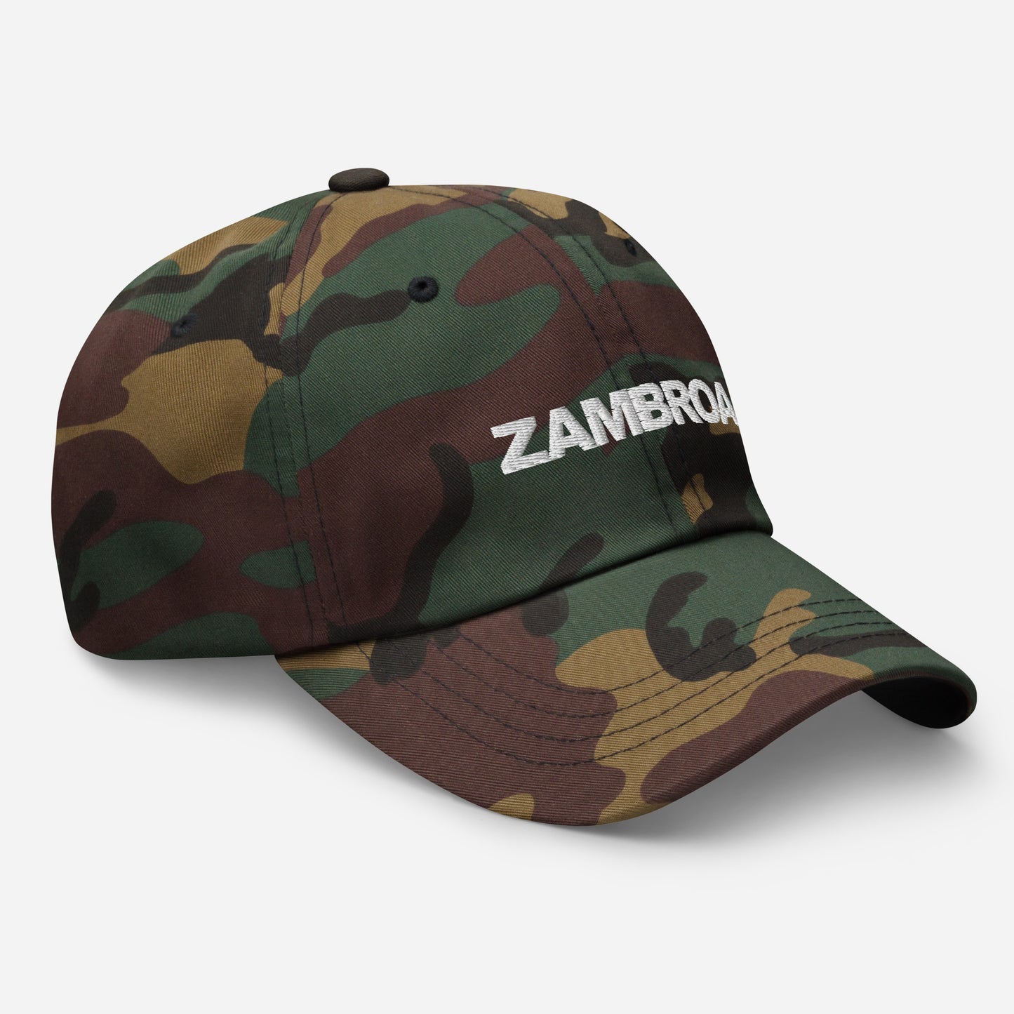 ZAMBROA Dad Hat (Black Logo)