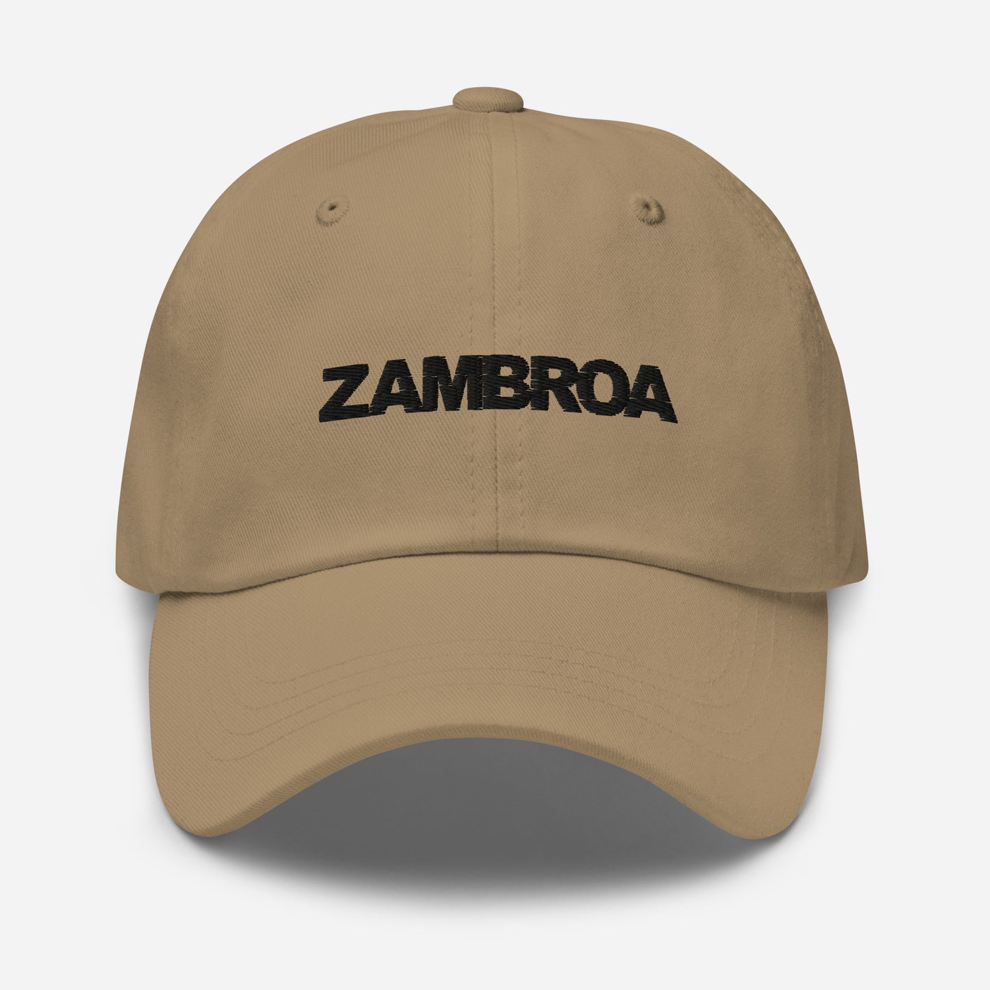 ZAMBROA Dad Hat (Black Logo)