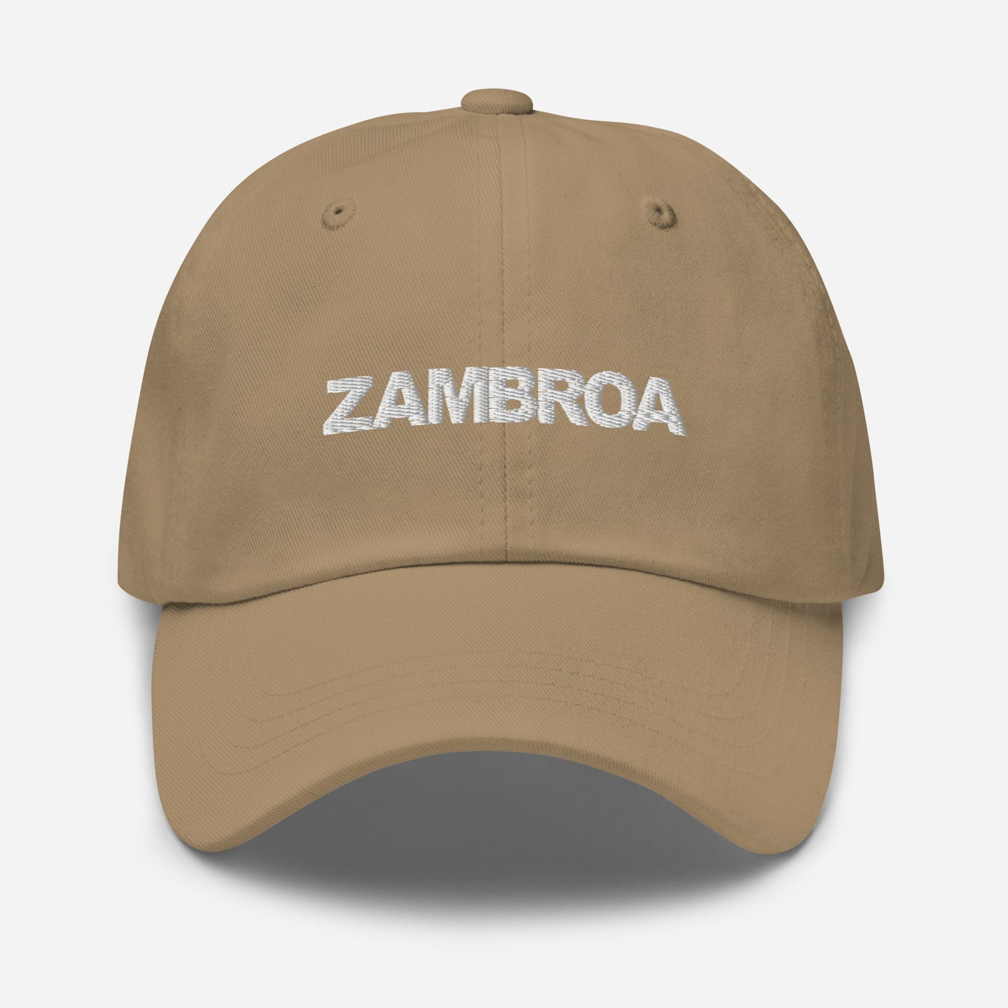ZAMBROA Dad Hat (Black Logo)