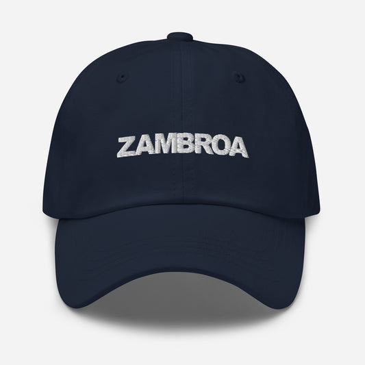 ZAMBROA Dad Hat (Black Logo)