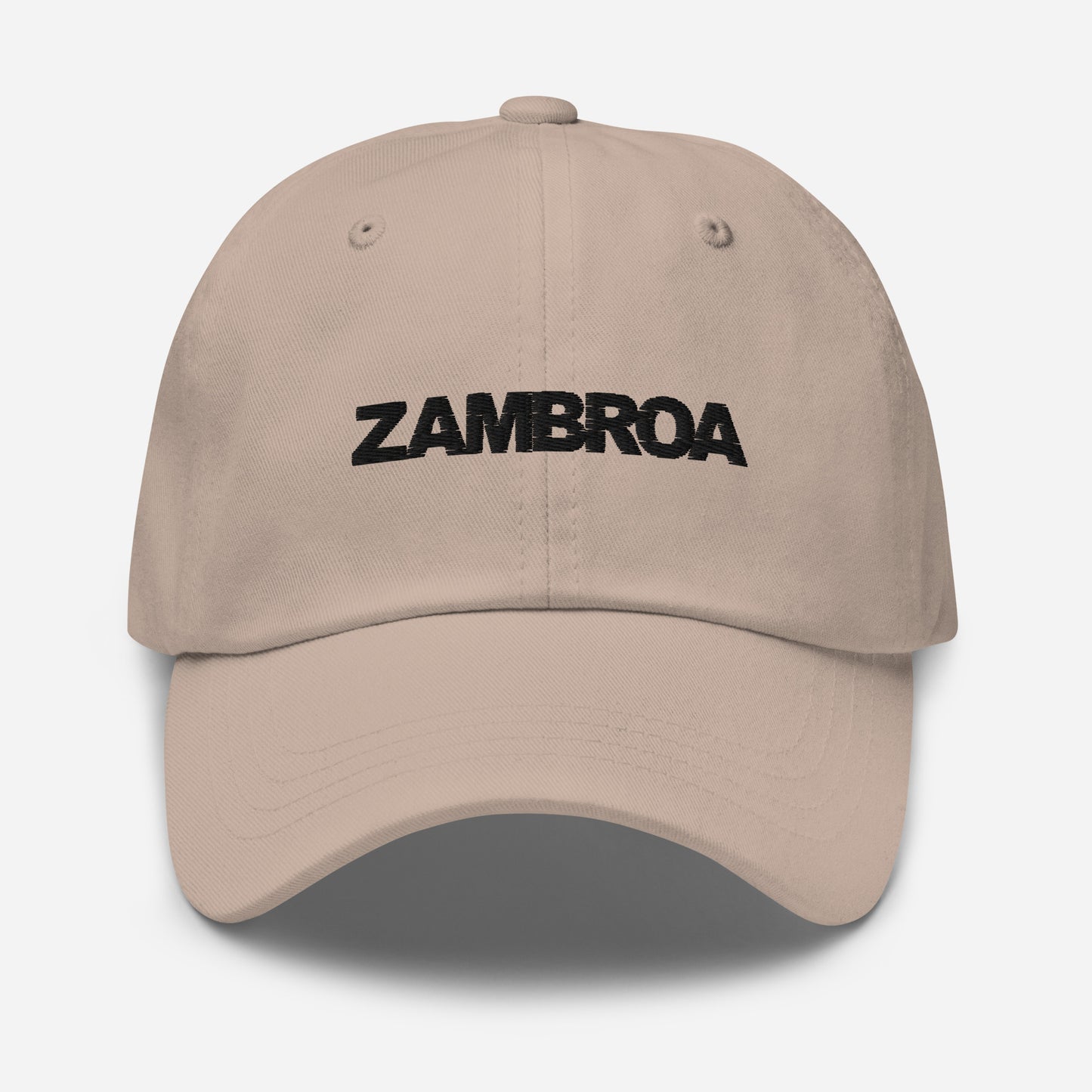 ZAMBROA Dad Hat (Black Logo)
