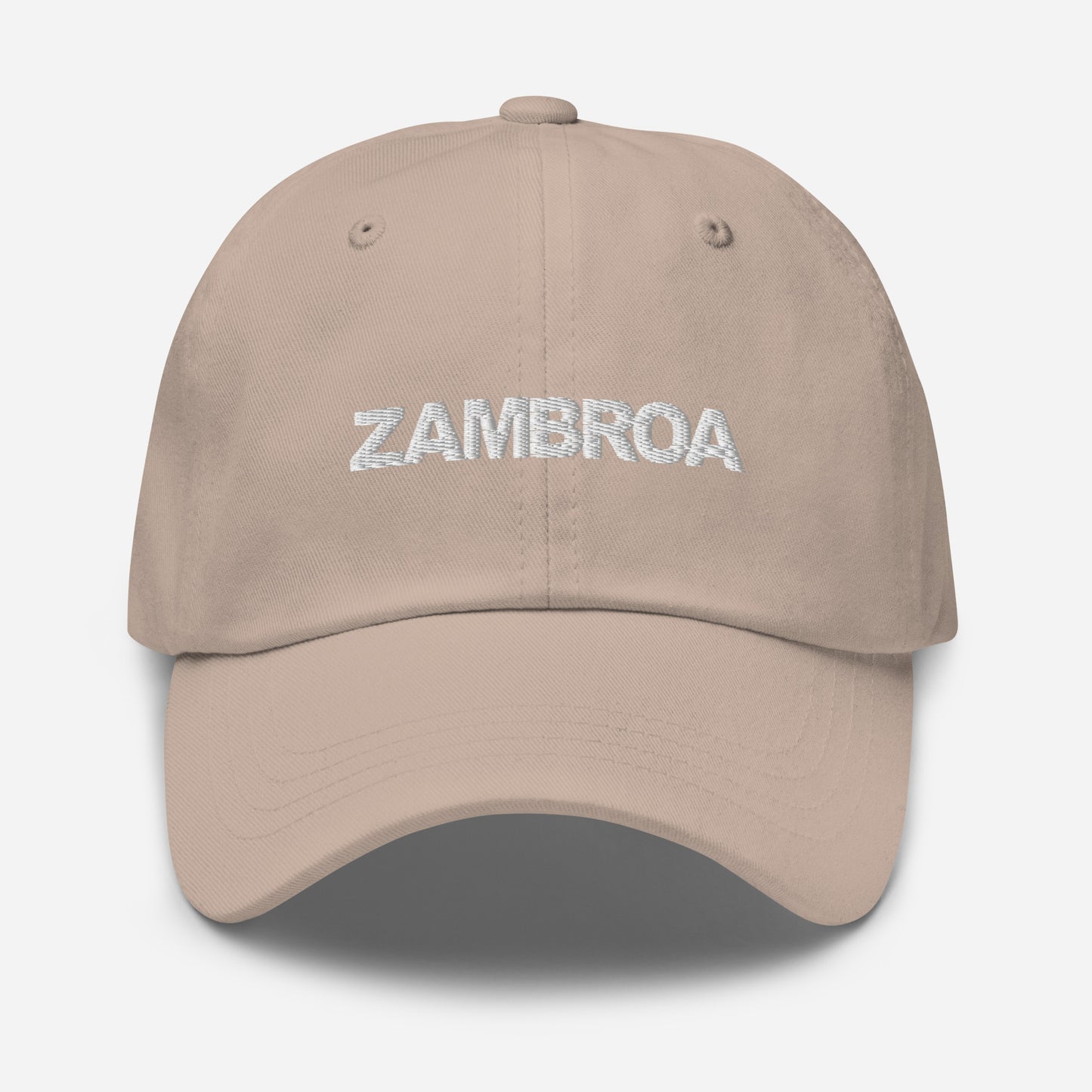 ZAMBROA Dad Hat (Black Logo)