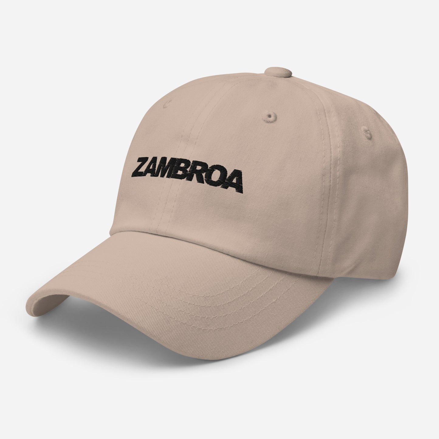 ZAMBROA Dad Hat (Black Logo)