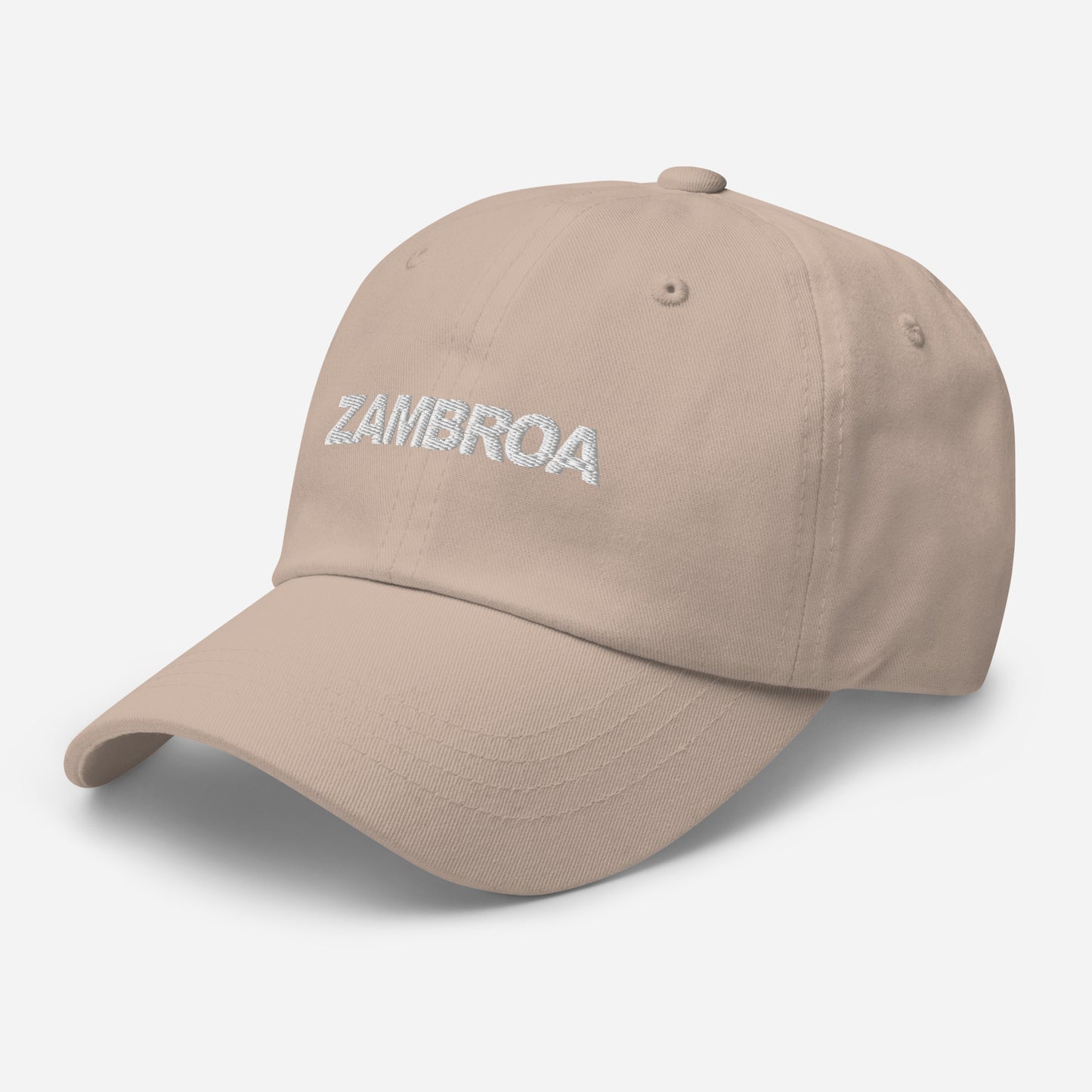 ZAMBROA Dad Hat (Black Logo)