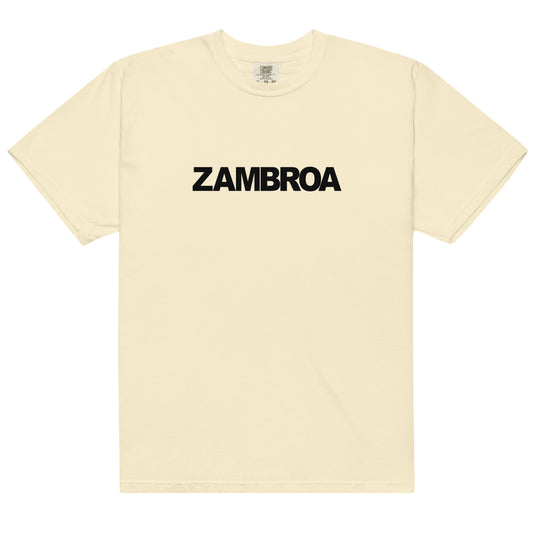 ZAMBROA T-Shirt (Black Logo)